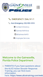 Mobile Screenshot of gainesvillepd.org